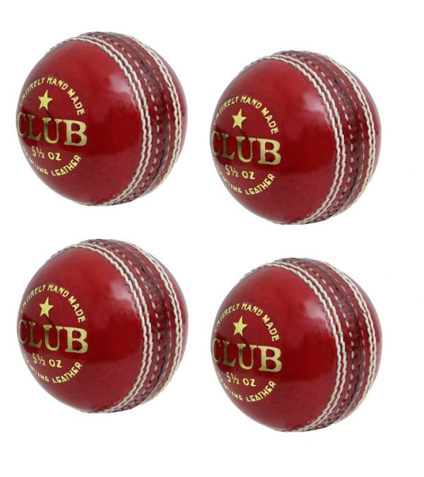 Balle De Baseball JHWC7 Balle de cricket Club en cuir blanc (2 parties