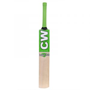 CW Bullet Green Cricket Kit Complete Cricket Set with Kashmir Willow Bat Leather Ball Junior – Youth & Boys Backpack Kit