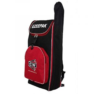 CW EZEEPAK Black Red Cricket Kit with Cricket Bat Compartment Cricket Kit Bag Cricket Kits Cricket Backapacks Backpak Sports Backapack for Cricket Equipment