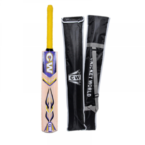 CW Warrior English Willow Cricket Bat with Padded CoverFull Size SH Top Grade Thick Edges Genuine English Willow Bat Leather Ball Bat Adult – Men Size