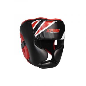 XPEED Boxing Helmet Closed Type Boxing Head Guard Sparring MMA Muay Thai Kick Brace Head Protection