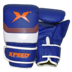 XpeeD Boxing Bag Glove New Heavy Kickboxing Punch Bag Sparring Gloves Adult Size Blue Orange