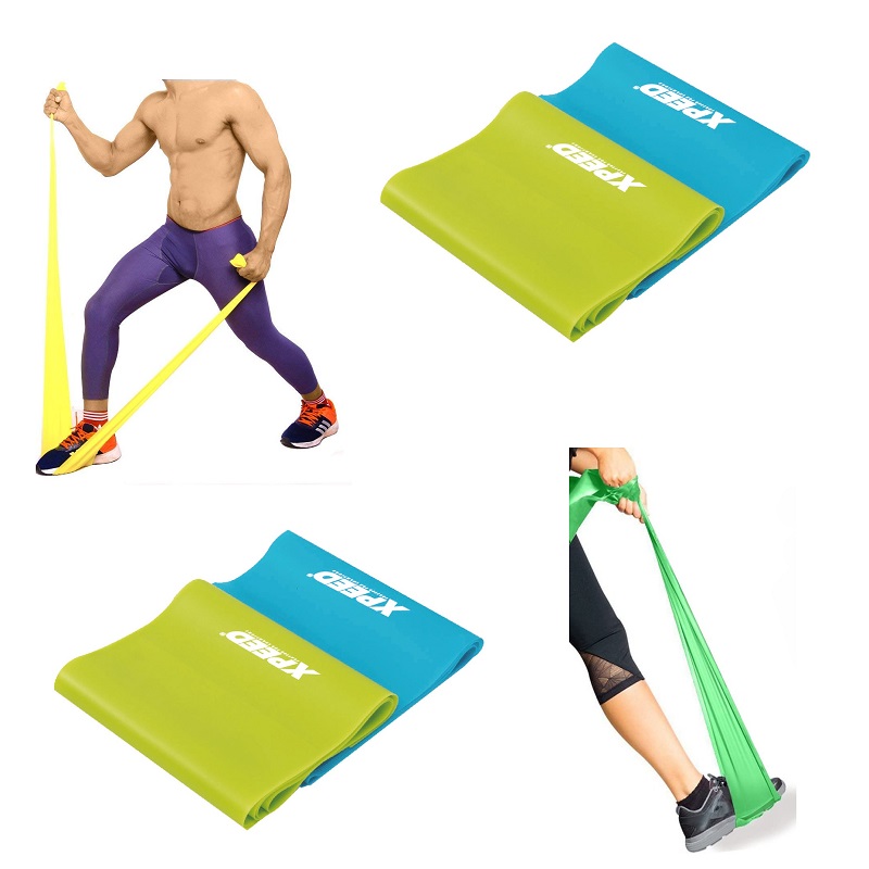 XPEED Rubber Band Stretch Resistance Fitness Band Natural Latex Elastic Exercise Equipment