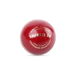 SG Shield 20 Red Leather Cricket Ba